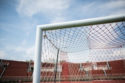 Soccer goal net photo