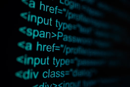 Programming code technology background photo