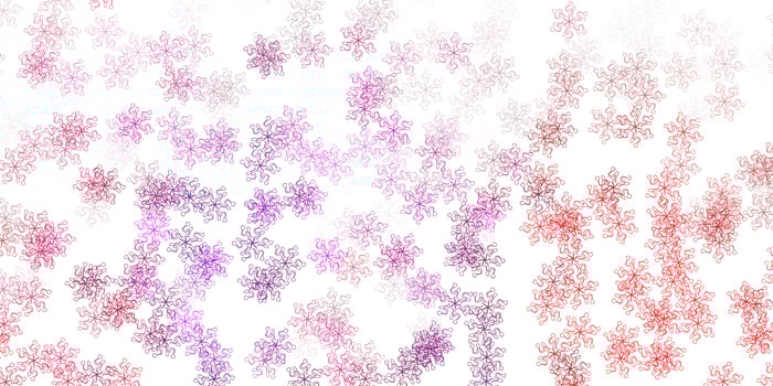 Light pink, red vector natural artwork with flowers.