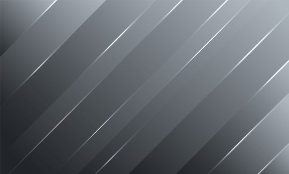 Dark gradient stripes background with shining light lines vector