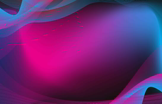 Smooth Neon Wave Flow Background vector