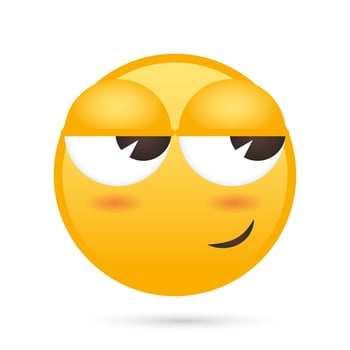 emoji face suspect funny character vector
