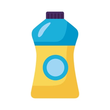 disinfectant plastic bottle product vector