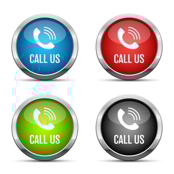 Call us button vector design illustration isolated on white background
