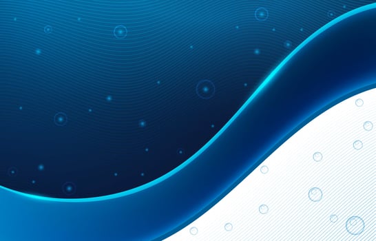 Blue Curve Line Background vector