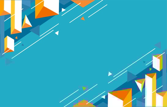 Triangle Abstract Movement Flat Concept Background vector