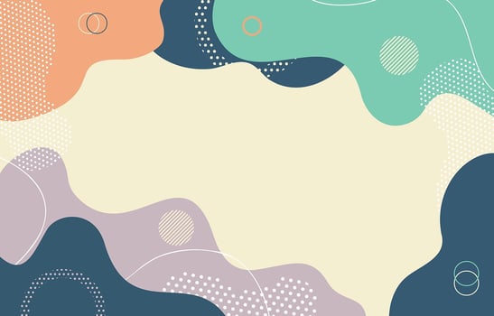 Soft Flat Abstract Shape Background vector
