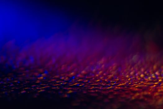 Water drops on stained glass photo