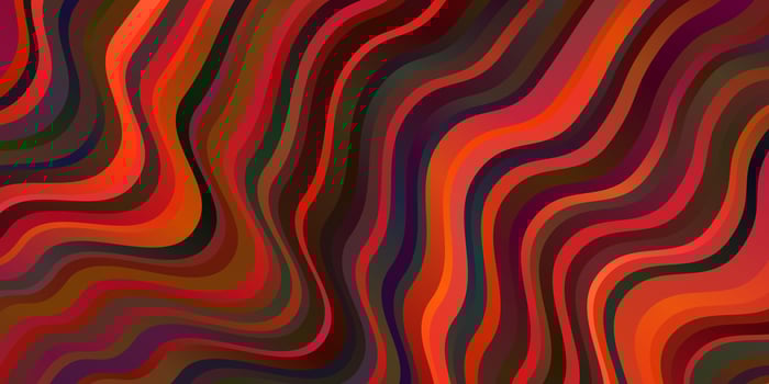Dark Orange vector layout with wry lines.