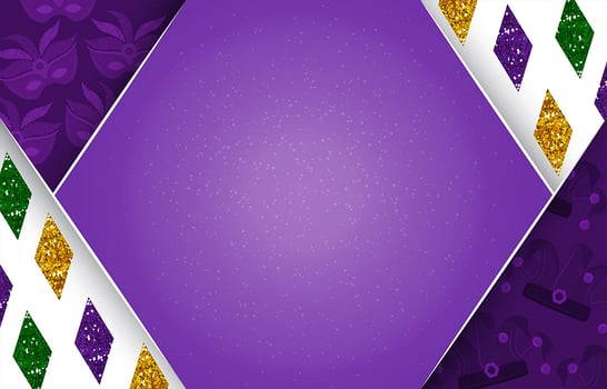 Mardi Gras Glitter Background vector