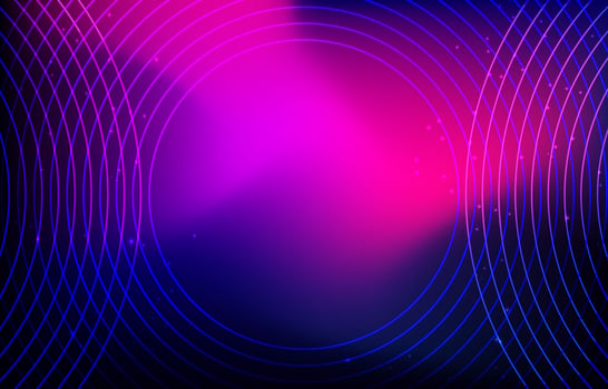 Violet Blue Gradient Ripple Neon Background vector