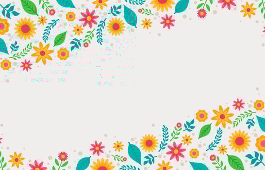 Floral Flowers Background vector