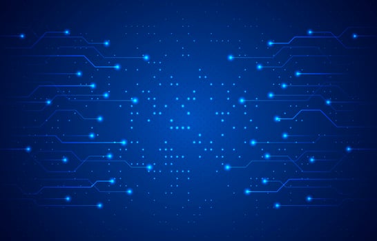 Dark Blue Technology Background vector