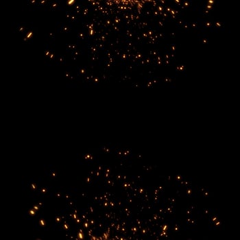 Fire design on black background photo
