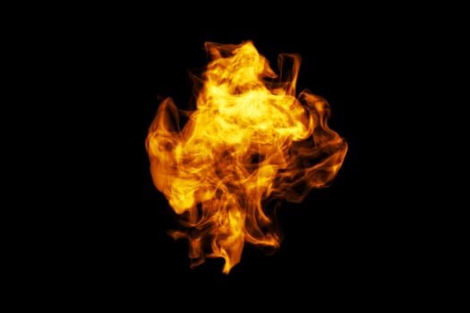 Fire design on black background photo