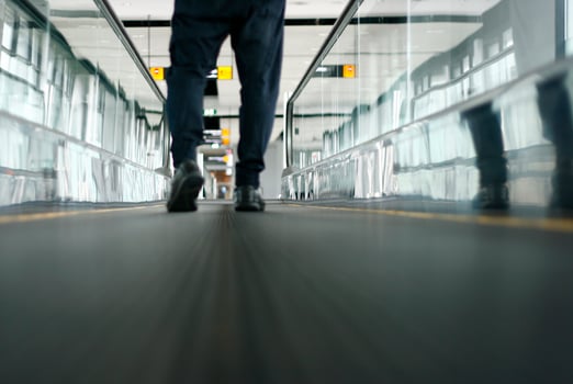 airport sliding way photo