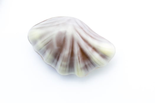 Confectionery chocolate sweet on a white background. photo