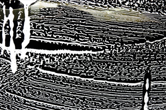 Abstract car wash bubbles photo