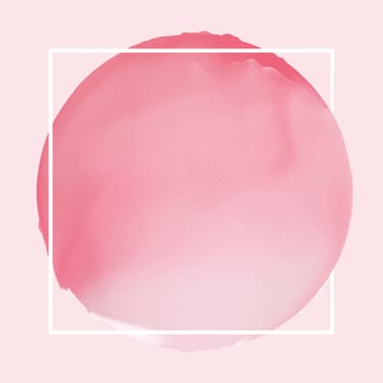 Elegant watercolour design with white border vector