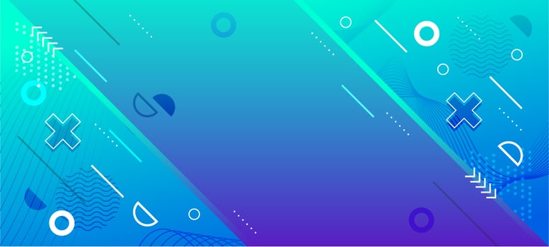 Geometric Wave with Blue Diagonal vector