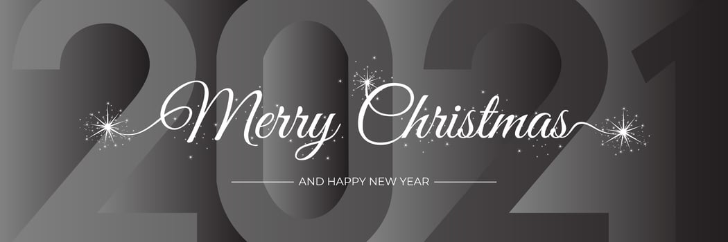 Merry christmas greeting banner vector