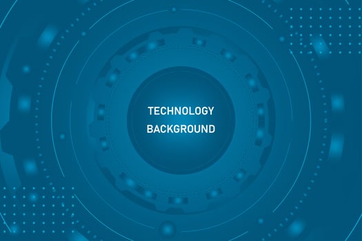 Abstract technology blue background vector