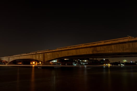 Bridge over the river photo