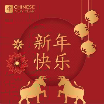 chinese new year greeting card vector