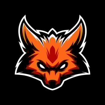 Fox head mascot vector