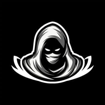 Assassin warrior mascot vector