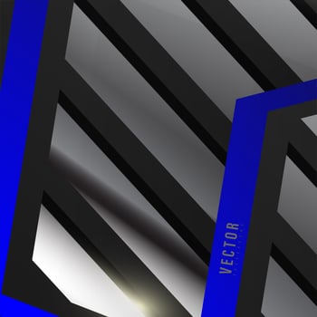 Abstract geometric blue and grey vector background
