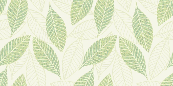 Artistic seamless pattern with abstract leaves. Modern design for paper, cover, fabric, interior decor and other. vector
