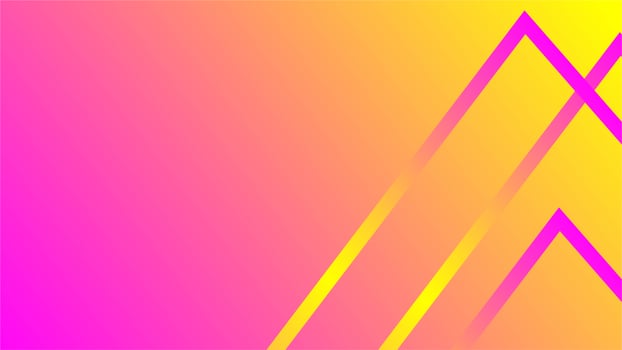 Abstract pink yellow gradient background vector