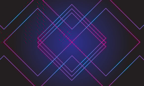 Neon light lines abstract background vector