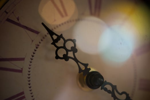 Old retro clock photo
