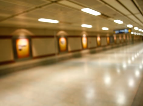 Blurred underpass background photo