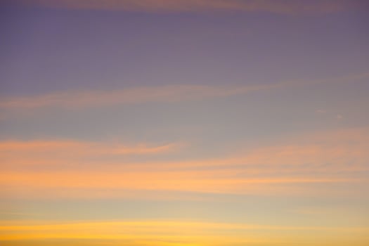 The sky at sunset photo