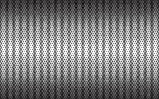 Modern simple grey geometric hexagonal background. Abstract black metallic polygonal background. Simple vector illustration