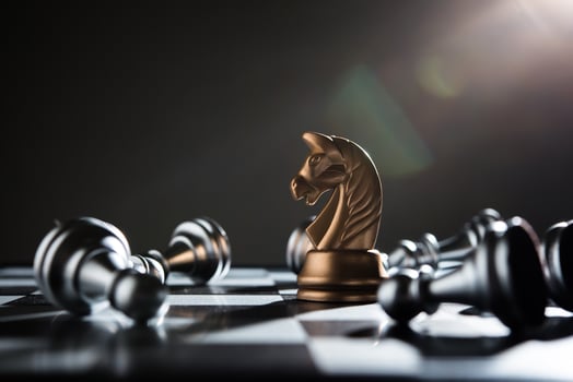 Chess battle game photo