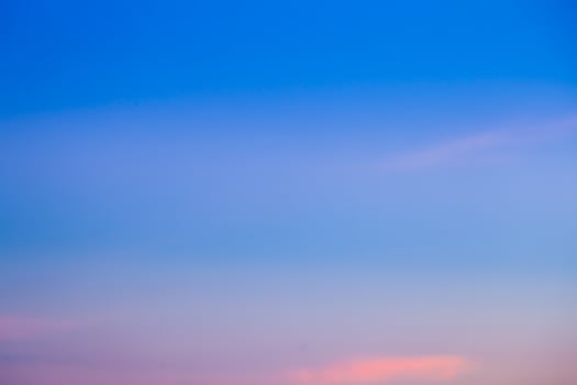 Gradient sky at sunset photo