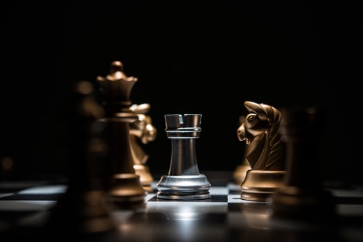 Chess battle game photo
