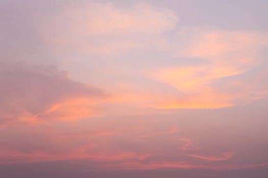 Sky and clouds at sunset photo