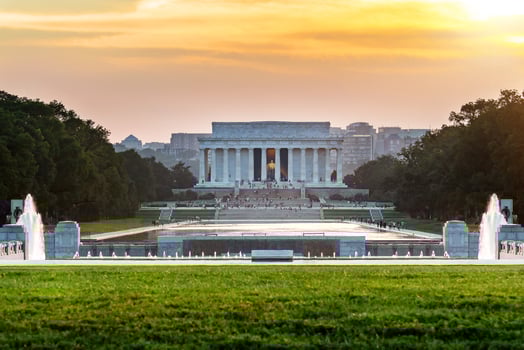 Lincoln memorial in Washington DC, USA photo