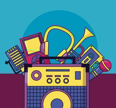 Music festival poster vector