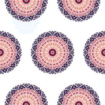Mandala Seamless Pattern vector