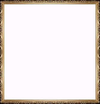 Antique golden frame photo