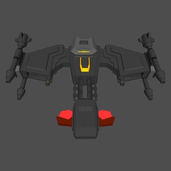 illustration of a retro Spaceship vector