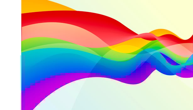 Colorful Rainbow Background vector