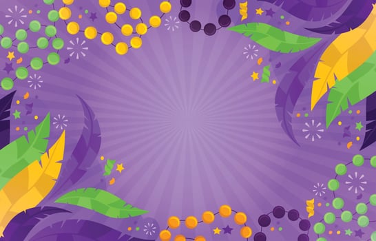 Mardi Gras Background vector