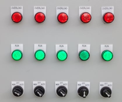 Electronic control panel photo
